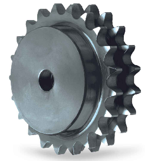 CMW - Pignone prealesato - Acciaio - Doppia dentatura - 20B2 - 76 denti - passo 31,75 mm con foro 30 mm-Leggi tutto