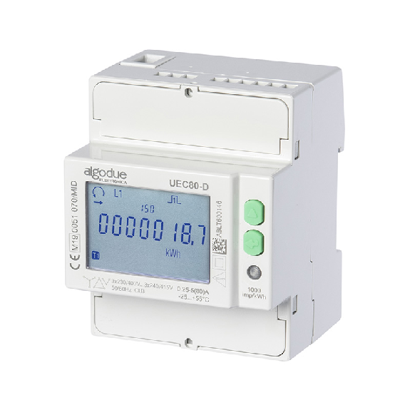 Contatore di energia 80A trifase 3 o 4 fili programmabile-Leggi tutto