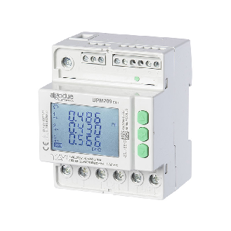 Analizzatore di rete trifase multifunzione DIN, per TA standard 1/5A, RS485/MODBUS RTU, Enhanced-Leggi tutto