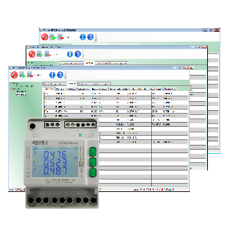Analizzatore di rete trifase multifunzione DIN, per TA standard 1/5A, RS485/MODBUS RTU, Enhanced-Leggi tutto