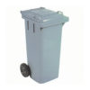 Cubo de basura gris de 80 litros