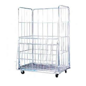Carro de transporte de materiales compacto y robusto N9330 con capacidad de 600 kg-Leer más