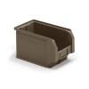 Contenitore a Bocca di Lupo Reciclato REPLAST Grigio Scuro Misura 3 - 210 x 350 x 200h mm - 12,5lt