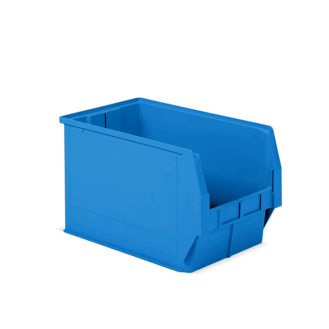 Contenitore a Bocca di Lupo Blu Misura 4A5 - 310 x 500 x 300h mm - 42lt-Leggi tutto