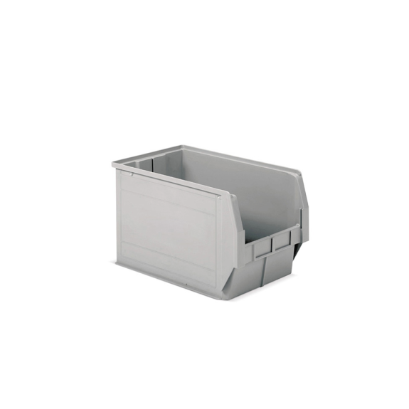 Contenitore a Bocca di Lupo Reciclato REPLAST Grigio Scuro Misura 4A5 - 310 x 500 x 300h mm - 42lt-Leggi tutto