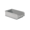 Contenitore a Bocca di Lupo Reciclato REPLAST Grigio Scuro Misura 4A2 - 310 x 500 x 145h mm - 20lt