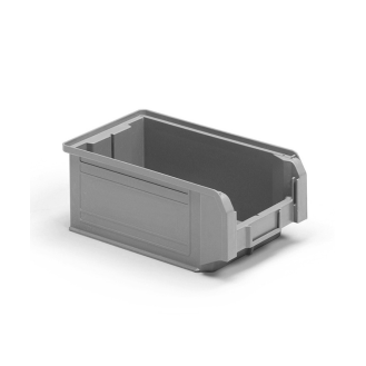 Contenitore a Bocca di Lupo Grigio Misura 3A2 - 210 x 350 x 145h mm - 9,4lt-Leggi tutto