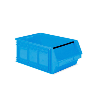 Contenitore a Bocca di Lupo Blu Misura 5 - 450 x 720 x 300h mm - 88lt-Leggi tutto