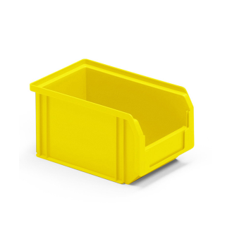 Contenitore a Bocca di Lupo Giallo Misura 2 - 150 x 230 x 125h mm - 3,8lt-Leggi tutto