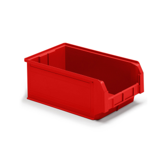Contenitore a Bocca di Lupo Rosso Misura 4 - 310 x 500 x 200h mm - 28lt-Leggi tutto