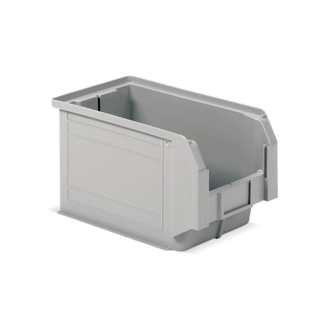 Contenitore a Bocca di Lupo Grigio Misura 3 - 210 x 350 x 200h mm - 12,5lt-Leggi tutto