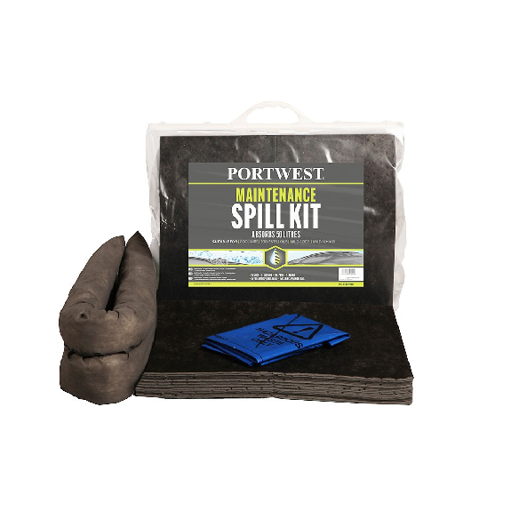 Portwest - Kit absorbant de maintenance 20 litres (6 unités) - SM30-Lire la description