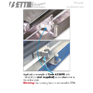 FERMAPORTE INOX A V CON RISCONTRO-Leggi tutto