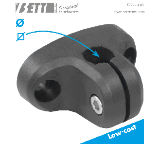CONNETTORE A FLANGIA IN PLASTICA PER TUBI D.12-Leggi tutto