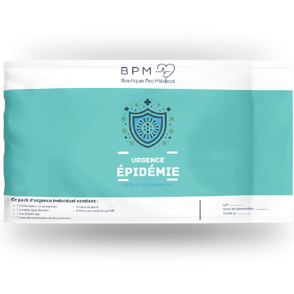 Pack d'intervention épidémie individuel-Lire la description