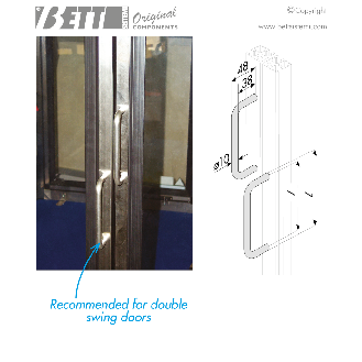 MANIGLIA A PONTE IN TUBO INOX-Leggi tutto