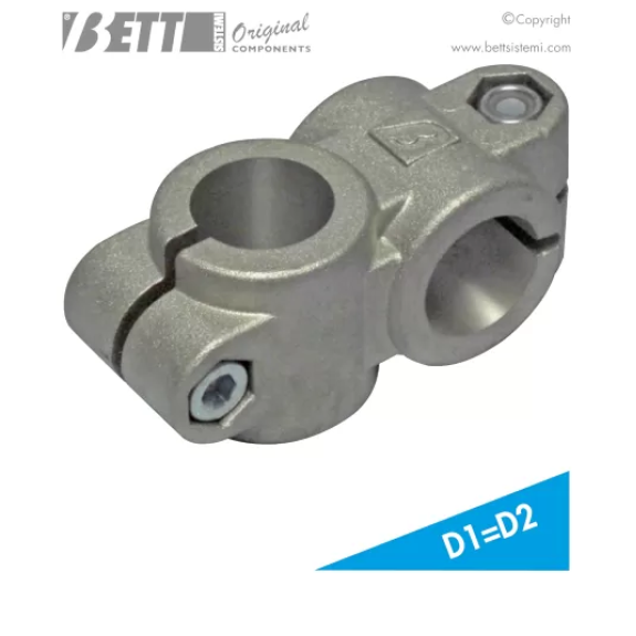 CONNETTORE A CROCE PER TUBI D.50 CONNETTORE A CROCE PER TUBI D.50-Leggi tutto