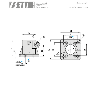 CONNETTORE CON BASE PER TUBI D.30-Leggi tutto