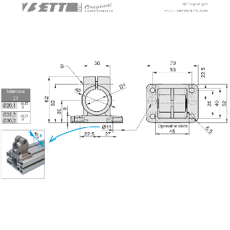CONNETTORE A FLANGIA PER TUBI D.30-Leggi tutto