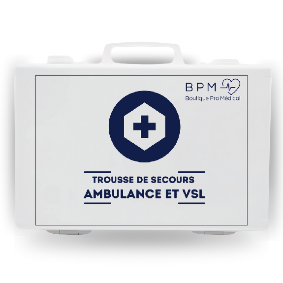 Trousse de secours garnie spéciale AMBULANCE et VSL-Lire la description