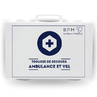 Trousse de secours garnie spéciale AMBULANCE et VSL-Lire la description
