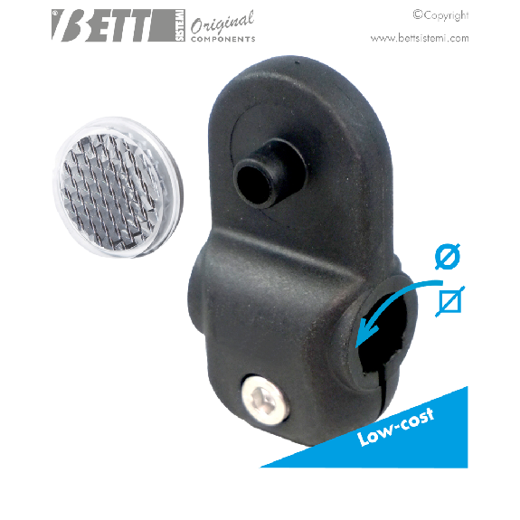 CONNETTORE PORTA CATARIFRANGENTE IN PLASTICA PER TUBI D.12-Leggi tutto
