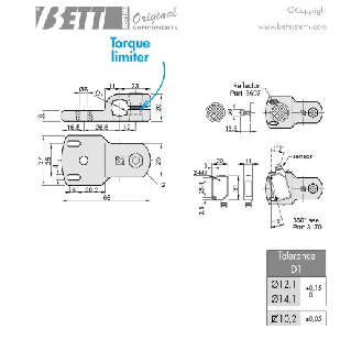 CONNETTORE PORTA FOTOCELLULA  O CATARIFRANGENTE PER TUBI D.12-Leggi tutto