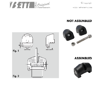 MORSETTO FERMARETE O PANNELLO PER TUBO 30X30-Leggi tutto