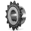 CMW - Pignon alésé claveté avec 2 vis pression à 90° - Simple denture  - 08B1 - 14 dents - Pas de 12,7 mm avec alésage de 20 mm