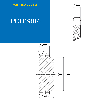 CMW - Pignone prealesato - Acciaio - Doppia dentatura - 12B2 - 14 denti - passo 19,05 mm con foro 16 mm