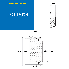 CMW - Pignone prealesato - Acciaio - Tripla dentatura - 12B3 - 9 denti - passo 19,05 mm con alesaggio 16 mm
