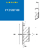 CMW - Pignone prealesato - Acciaio - Ingranaggio singolo - 12B1 - 18 denti - passo 19,05 mm con foro 16 mm