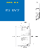 CMW - Pignone prealesato - Acciaio - Tripla dentatura - 08B3 - 12 denti - passo 12,7 mm con alesaggio 16 mm