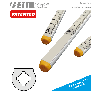 ASTA IBRIDA MILLIMETRATA L=160-Leggi tutto