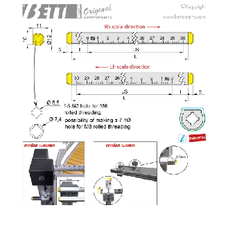 ASTA IBRIDA MILLIMETRATA L=310-Leggi tutto