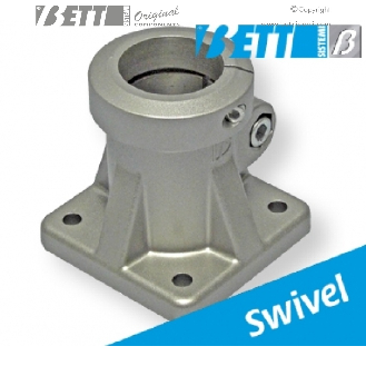 CONNETTORE GIREVOLE CON BASE PER TUBI D.50-Leggi tutto