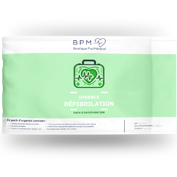 Pack d'intervention défibrillation-Lire la description
