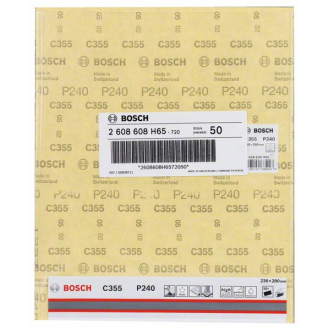 Bosch Schleifblatt C355, Papierschleifblatt, 230 x 280 mm, 240-Beschreibung lesen