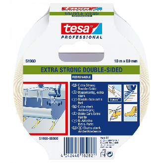 Tesafix Profi Verlegeband Ablösbar 00 Farblos 10m x 50mm-Beschreibung lesen