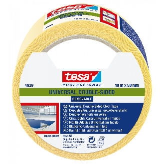 Tesafix Verlegeband Universal Ablösbar 00 Farblos 10m x 50mm-Beschreibung lesen