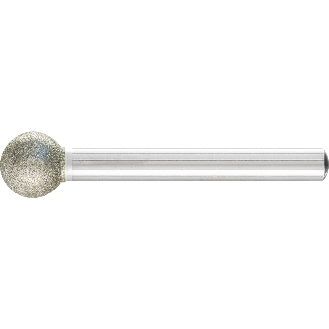 Pferd Diamant-Schleifstift Kugel 12,0mm Schaft-6 mm D126 (mittel) zum-Beschreibung lesen