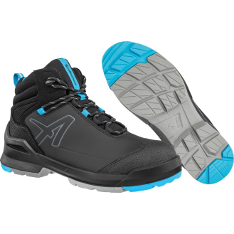 Albatros Schnürstiefel TARAVAL BLACK/BLUE MID, ESD FO SR S3L, Gr.47-Beschreibung lesen