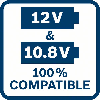 Bosch Akku-Drehschlagschrauber GDS 12V-115, Solo Version