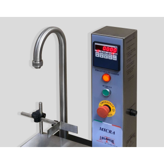 LLENADOR/SECADOR DE ACEITE, MICRA, capacidad 15/30 kg división 5/10 g, ACERO INOXIDABLE-Leer más