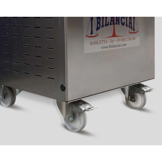 RIEMPITRICE/PESATRICE PER OLIO, LIBRATOUCH, portata 15/30 Kg divisione 5/10 g, ACCIAIO INOX-Leggi tutto