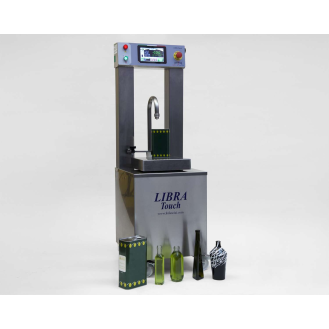 RIEMPITRICE/PESATRICE PER OLIO, LIBRATOUCH, portata 15/30 Kg divisione 5/10 g, ACCIAIO INOX-Leggi tutto