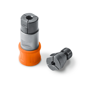 Gewindebohr-Adapter, Zubehör-Schnittstelle QuickIN-Beschreibung lesen