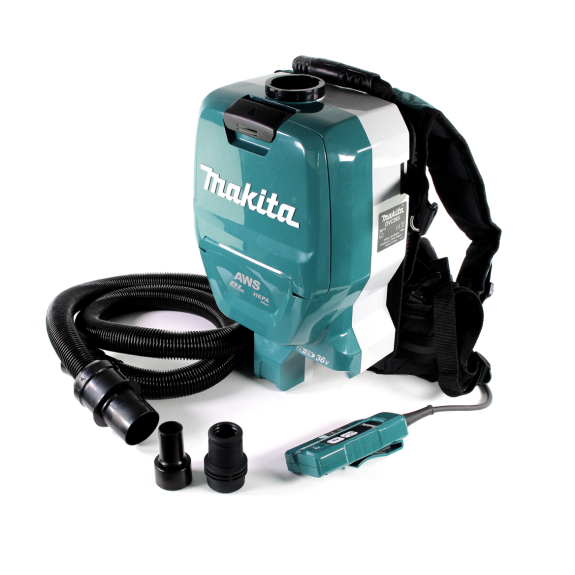 Makita Akku-Rucksackstaubsauger DVC265ZXU-Beschreibung lesen