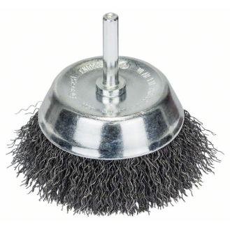 Bosch Topfbrste fr Bohrmaschinen, gewellter Draht, 75 x 6 mm-Beschreibung lesen