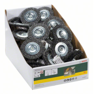 Bosch Scheibenbrste fr Bohrmaschinen, gewellt, 75 mm, 10 mm-Beschreibung lesen
